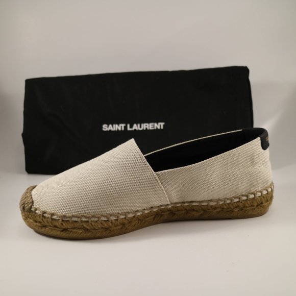 Saint Laurent Gorgeous Espadrille Flats - Picture 2 of 8